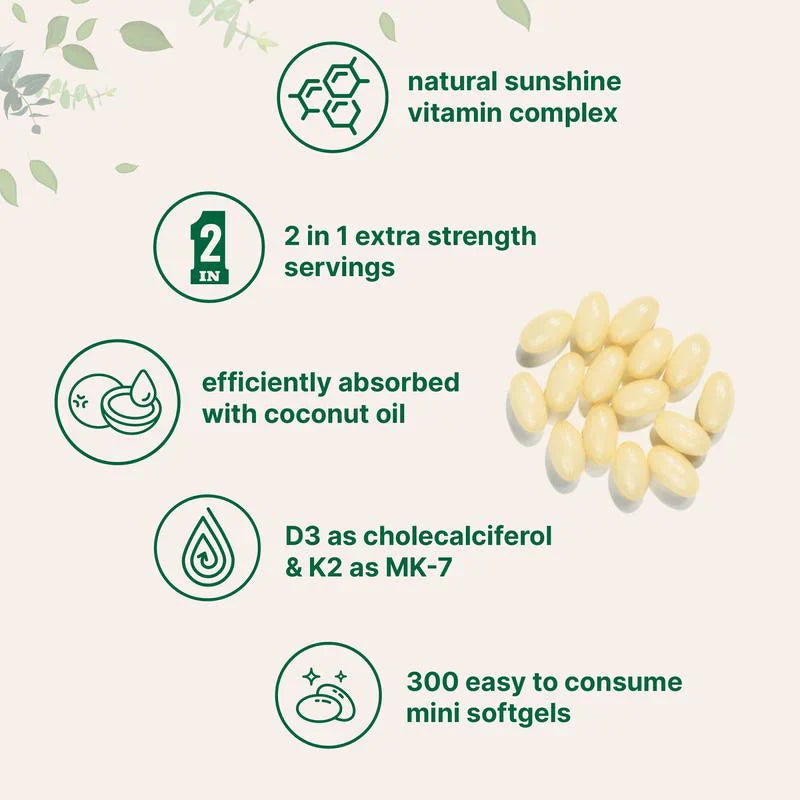 Vitamin D3 K2-Weichkapseln