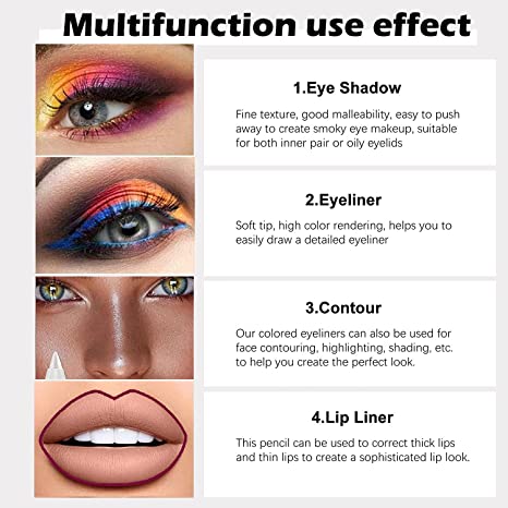 đ„Lang anhaltender wasserfester Eyeliner-Stift, modische Augen-Make-up-Kosmetik