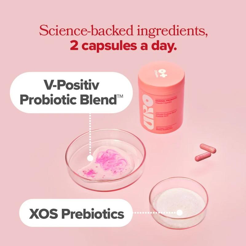 URO Probiotika für Frauen – 60 Stück (1er-Pack) – Probiotika für Frauen – pH-Balance mit Präbiotika und Lactobacillus-Probiotika-Mischung
