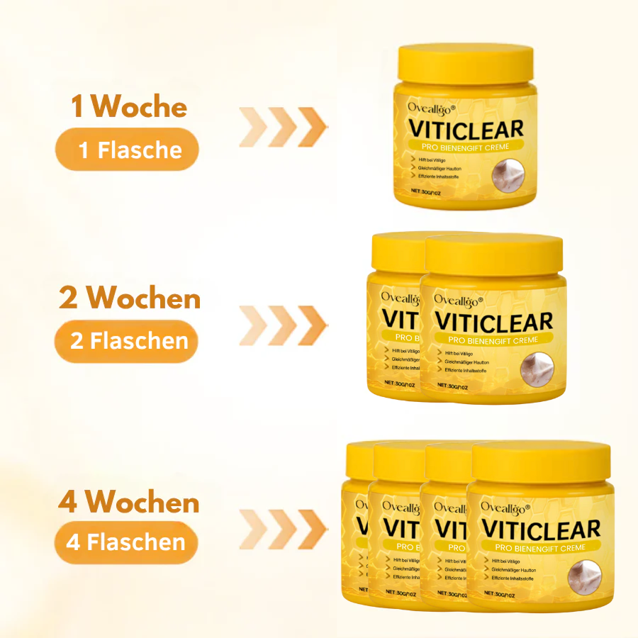 Oveallgo® VitiClear Pro Hautpflegecreme – 90% effektive Linderung bei Vitiligo