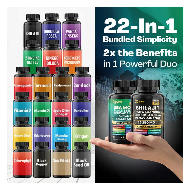 Dynamisches Vitalitätspaket – Zoyava Seemoos Multivitamin- & Power-Kombi